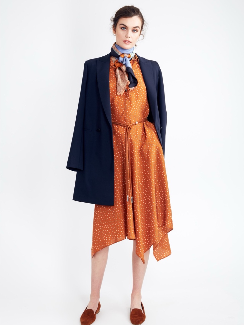 Lafayette 148 New York Rizzo
Printed Silk Dress, Strawflower, Size 10